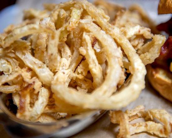 Order Order of Onion Rings food online from Boss Burger & Brew store, Hialeah on bringmethat.com