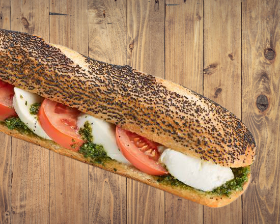 Sandwich crudités chèvre