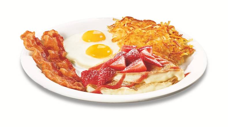 Order Berry Vanilla Crepe Breakfast food online from Denny's - Cape Coral store, Cape Coral on bringmethat.com