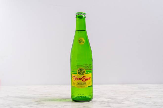 Order TOPO CHICO (TWIST & LIME), 6-PACK (12 oz. Bottles) food online from Tocaya Organica store, San Diego on bringmethat.com