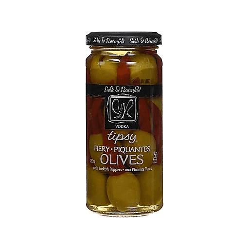 Order Sable & Rosenfeld Vodka Tipsy Fiery Olives (5 OZ) 130534 food online from Bevmo! store, Albany on bringmethat.com