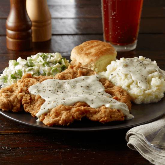 Order COUNTRY FRIED TOP SIRLOIN STEAK food online from 54th Street Grill and Bar store, Saint Joseph on bringmethat.com
