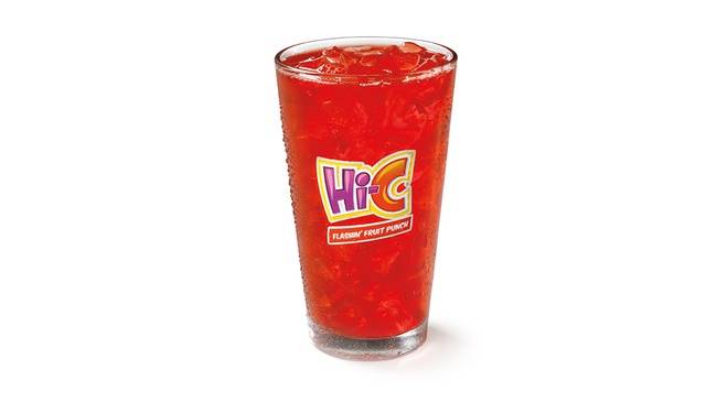 Order Hi-C® Flashin’ Fruit Punch (30 oz.) food online from Church's Chicken store, Denver on bringmethat.com