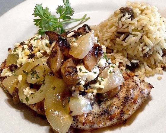 Order Filet of Chicken Mediterranean food online from Zachary's Restaurant store, Cape Canaveral on bringmethat.com