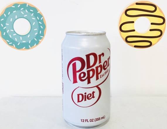 Order Can Diet Dr Pepper food online from Donut Tacos Palace store, Austin on bringmethat.com