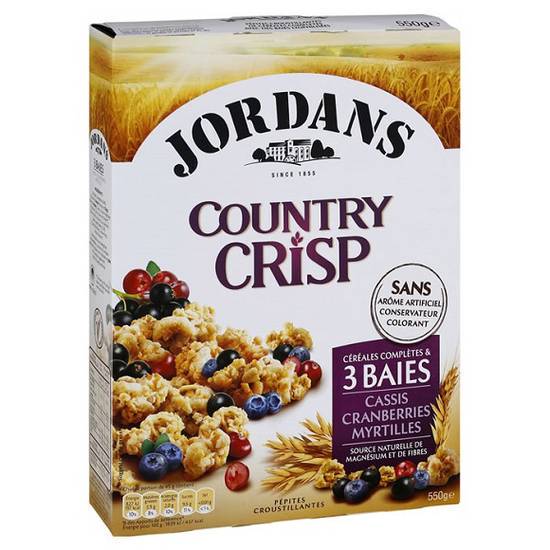 Jordans Coutry Chisp 3 Baies 550g