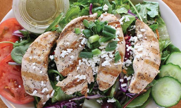Order Tawook Salad food online from Aladdin's Eatery store, Pittsburgh on bringmethat.com