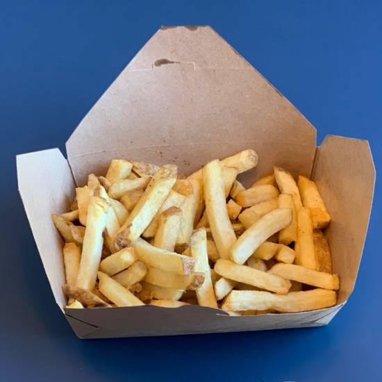 Order Box of Fries with curry ketchup and BBQ and Ranch. food online from Wingwerk store, Oakland on bringmethat.com