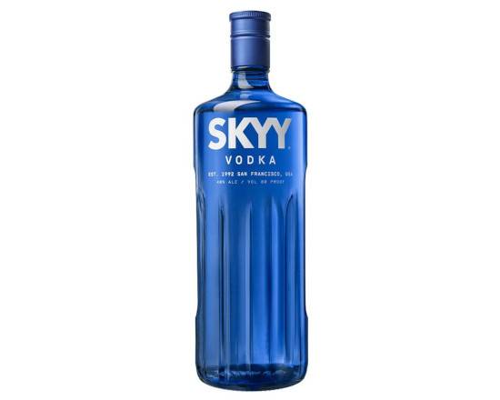 Order Skyy, 1.75L vodka (40% ABV) food online from Woodbury Wine & Spirits store, ORLANDO on bringmethat.com