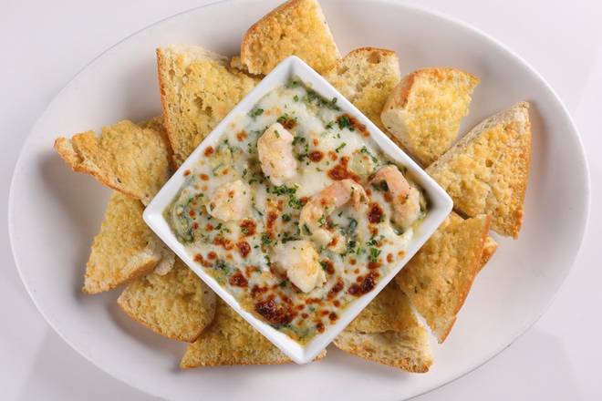 Order SPINACH ARTICHOKE DIP WITH SHRIMP food online from Romano's Macaroni Grill - Opry Mills store, Nashville on bringmethat.com