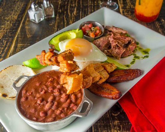 Order Bandeja Paisa food online from Bolivar Restaurant and Lounge store, Miami Beach on bringmethat.com