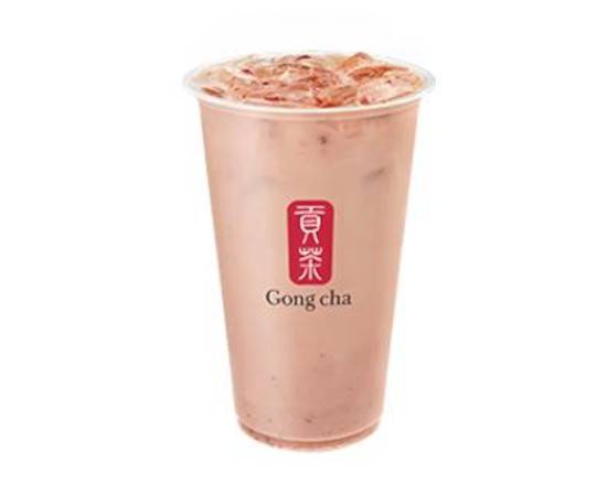 Strawberry Milk Tea 草莓奶茶
