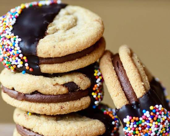 Order Gourmet Cookie Sandwiches - 6 in a Box food online from Lb Cake Stop store, Baldwin Park on bringmethat.com