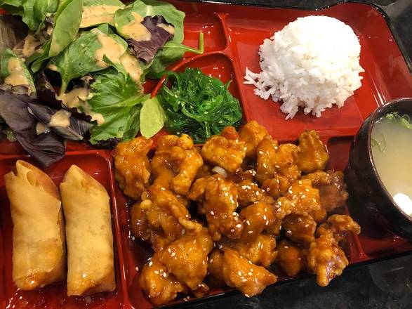 Order BT3. SESAME CHICKEN food online from Ninja Ramen & Thai store, Corpus Christi on bringmethat.com