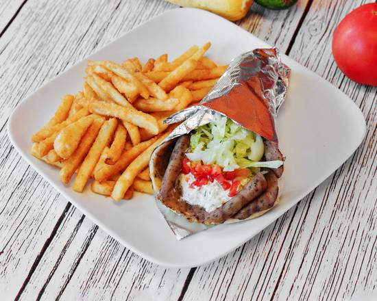 Order Original Gyro Sandwich food online from Sultan's Deli store, Apex on bringmethat.com