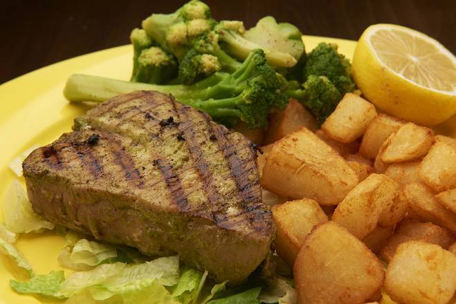 Order Issac Tuna Steak food online from Sunflower Cafe store, Lawrence on bringmethat.com