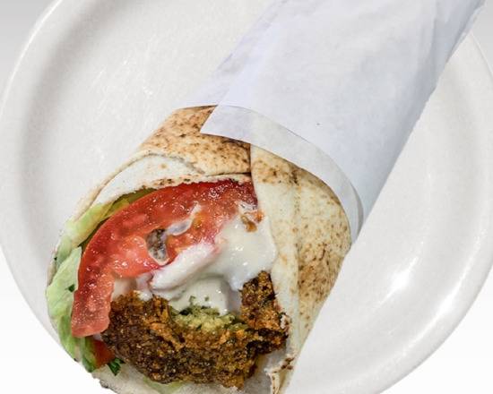 Order Falafel Pita Wrap food online from La Shawarma store, Los Angeles on bringmethat.com