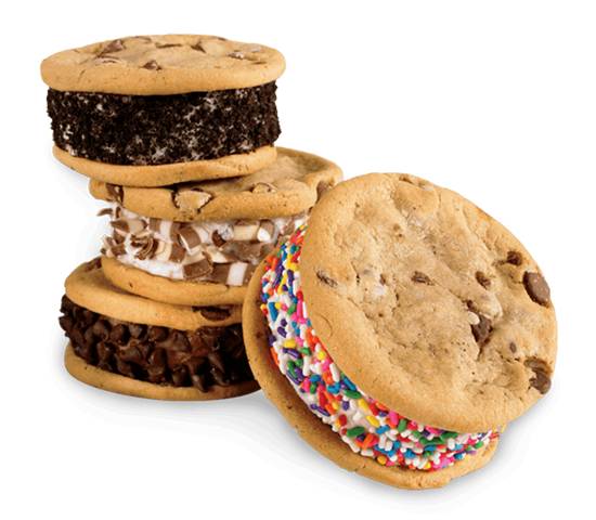Order Ice Cream Cookie Sandwich Variety 4-Pack - Ready Now food online from Cold Stone Creamery store, Lawrence on bringmethat.com