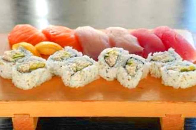 Order 6pcs Nigiri and Roll Set food online from #35 store, Seattle on bringmethat.com