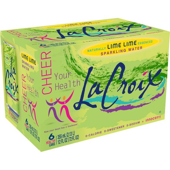 Order LaCroix Sparkling Water, Lime 6 CT 12 OZ food online from Cvs store, DOVER on bringmethat.com