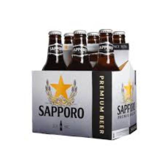 Order SAPPORO PREMIUM 6PK BOTTLES food online from Duke Liquor & Jr. Market store, Los Angeles on bringmethat.com