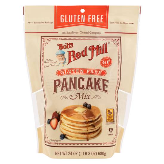 Order Bob's Red Mill Gluten Free Pancake Mix 24oz food online from Everyday Needs by Gopuff store, Ladera Ranch on bringmethat.com