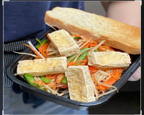 Order Papaya Salad with Crispy Tofu food online from Blackwood store, San Francisco on bringmethat.com