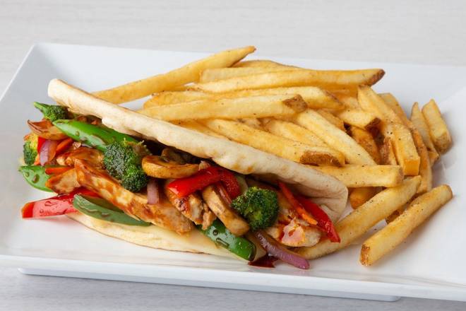 Order Chicken Stir-Fry Pita food online from Bakers Square Restaurant & Pies store, Palatine on bringmethat.com