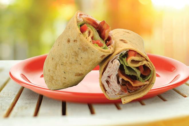 Order Turkey BLT Wrap food online from The Great American Bagel store, Oak Lawn on bringmethat.com