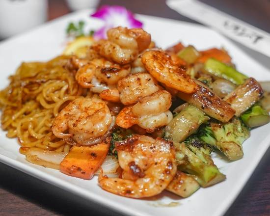 Order E4. Shrimp Hibachi food online from Mizu Sushi and Grill store, Jacksonville on bringmethat.com