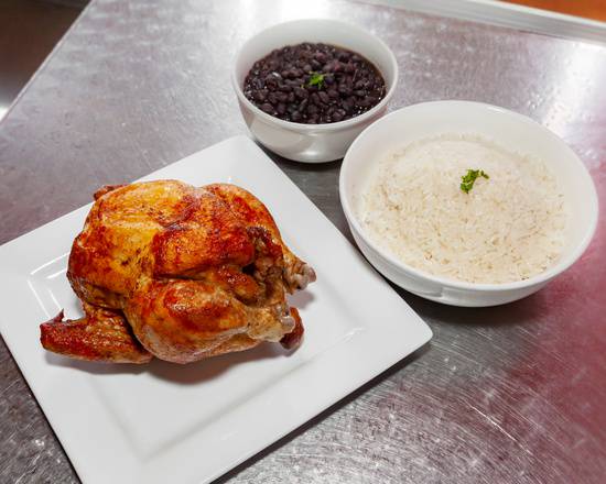 Order Whole Chicken with Rice and Beans food online from La Granja store, Hollywood on bringmethat.com