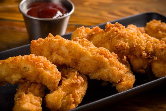 Order Boneless Chicken Strips food online from The Rock Wood Fired Pizza store, Tacoma on bringmethat.com