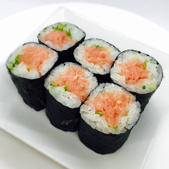 Order Toro Scallion Cut Roll food online from K-ZO Restaurant store, Culver City on bringmethat.com