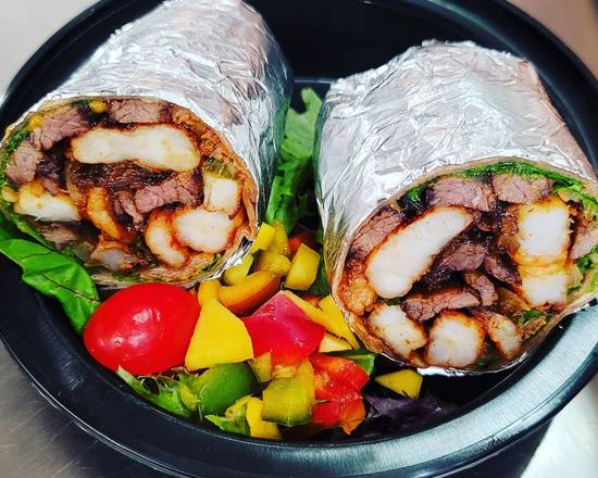 Order Surf and Turf Wrap food online from Ultimate Grill store, New York on bringmethat.com