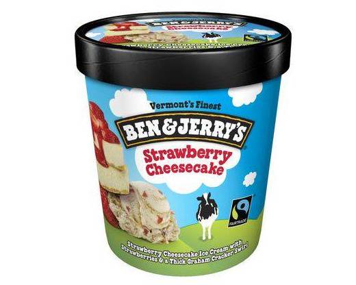 Order Ben & Jerry's Strawberry Cheesecake (1 pt) food online from Shell store, Tampa on bringmethat.com