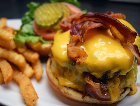 Order Bacon Cheeseburger food online from Moonlite Diner store, Fort Lauderdale on bringmethat.com