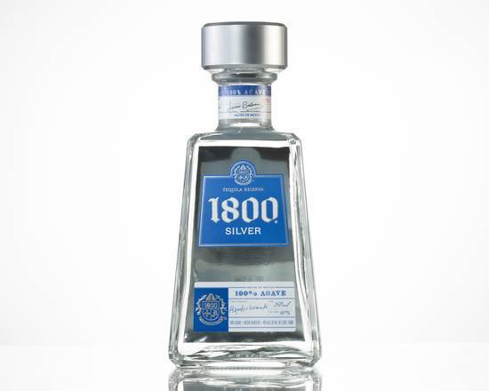 Order 1800 Reserva Silver, 750mL tequila (40.0% ABV) food online from Woodbury Wine & Spirits store, ORLANDO on bringmethat.com