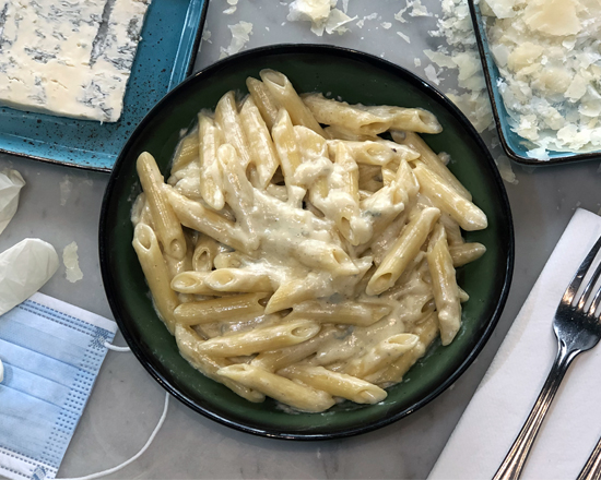 Pâtes quatre fromages