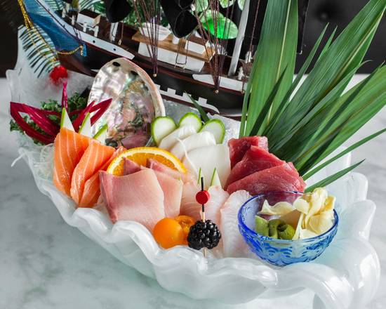 Order Sashimi Deluxe (15 pcs) food online from Ninja Japanese Sushi Bar & Steak House store, Chesterfield on bringmethat.com