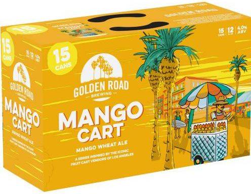 Order Golden Road Mango Cart 6pk Cans food online from Silver Liquor Market store, Los Angeles on bringmethat.com