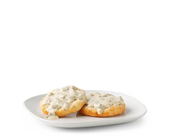 Order Sausage Gravy Biscuit food online from Mcdonald store, NASHVILLE on bringmethat.com
