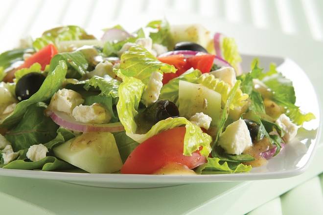Order Greek Salad food online from Pickles Plus store, Clearwater on bringmethat.com
