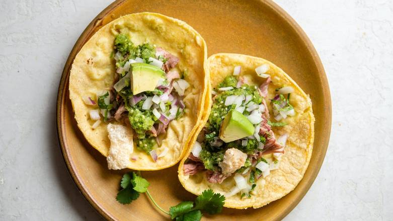 Order CARNITAS STREET TACOS (3) food online from Sol store, Los Angeles on bringmethat.com