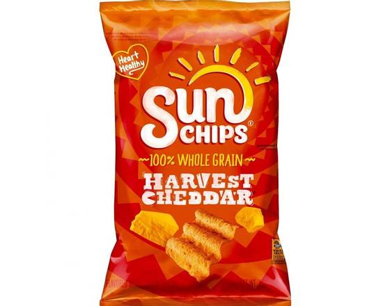 Order Sunchips Harvest Cheddar 7oz food online from Fresko Market store, Miami on bringmethat.com