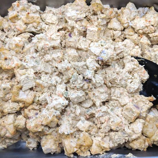 Order Mock Chicken Salad food online from Down To Earth Organic &Amp; Natural store, Aiea on bringmethat.com