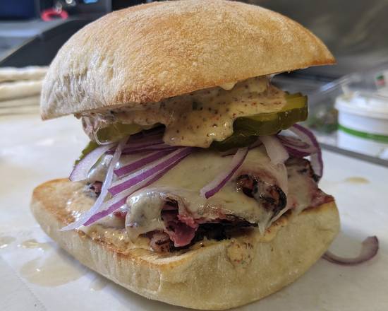 Order pastrami melt food online from Spro Mission Bay store, San Francisco on bringmethat.com