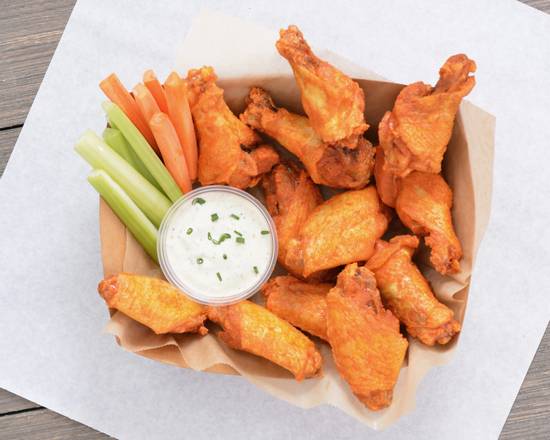 Order 12 Classic Bone-In Wings food online from Wing SZN store, Chandler on bringmethat.com
