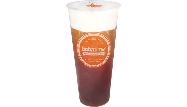 Order Milk Foam Vintage Black Tea(TP) food online from Boba Time store, Los Angeles on bringmethat.com