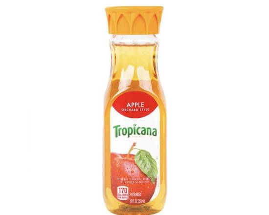 Order Tropicana Apple Juice food online from Hawk Donuts store, Heath on bringmethat.com