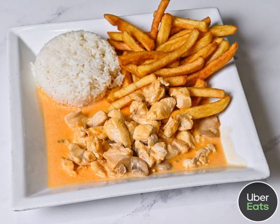 Order Chicken stroganoff  food online from Giraffas Brazilian Grill Midtown store, Miami on bringmethat.com